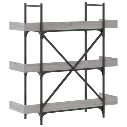 Libreria 3 Ripiani Grigio Sonoma 100x33x108,5 Legno Multistrato | homemem39