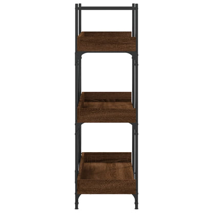 Libreria 3Ripiani Rovere Marrone 100x33x108,5 Legno Multistrato | homemem39