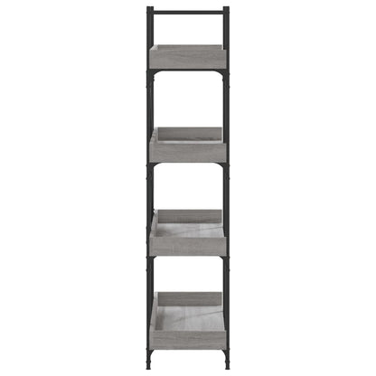 Libreria 4 Ripiani Grigio Sonoma 100x33x145,5 Legno Multistrato | homemem39