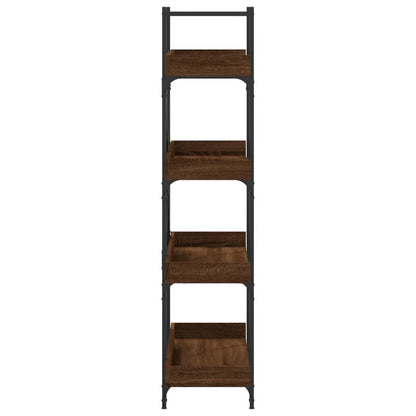 Libreria 4Ripiani Rovere Marrone 100x33x145,5 Legno Multistrato | homemem39