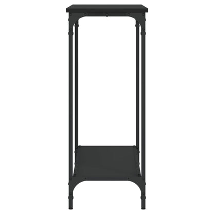 Tavolino Consolle Nero 101x30,5x75 cm in Legno Multistrato - homemem39
