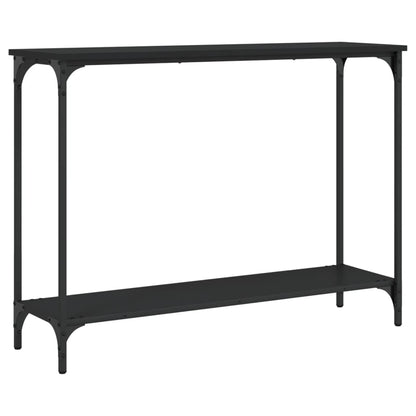 Tavolino Consolle Nero 101x30,5x75 cm in Legno Multistrato - homemem39