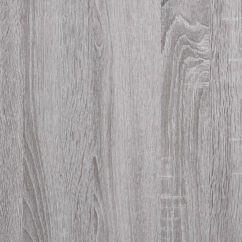 Tavolino Consolle Grigio Sonoma 75x30,5x75 cm Legno Multistrato