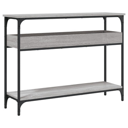 Tavolo Consolle Ripiano Grigio Sonoma 100x29x75cm Multistrato - homemem39