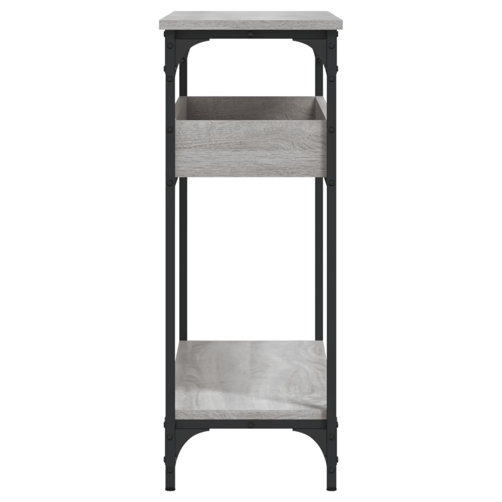 Tavolo Consolle Ripiano Grigio Sonoma 100x29x75cm Multistrato - homemem39