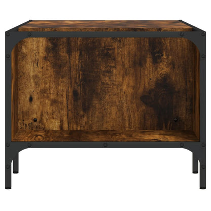 Tavolino Salotto Ripiano Rovere Fumo 100x51x40cm Multistrato | homemem39