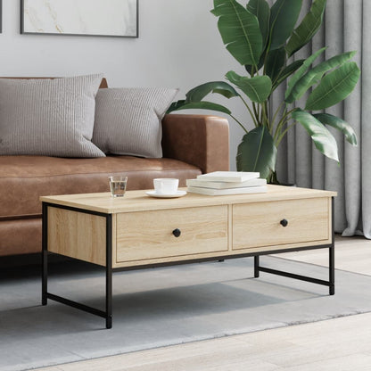 Tavolino Salotto Rovere Sonoma 101x49x39,5 cm Legno Multistrato | homemem39
