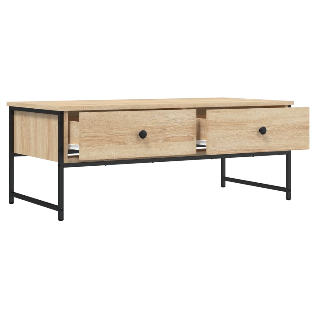 Tavolino Salotto Rovere Sonoma 101x49x39,5 cm Legno Multistrato | homemem39
