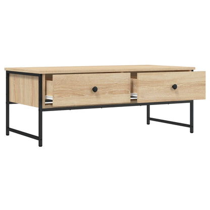 Tavolino Salotto Rovere Sonoma 101x49x39,5 cm Legno Multistrato | homemem39