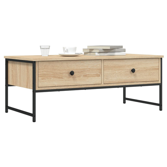 Tavolino Salotto Rovere Sonoma 101x49x39,5 cm Legno Multistrato | homemem39