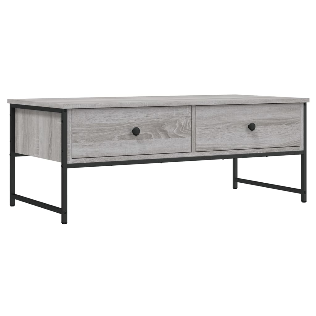 Tavolino Salotto Grigio Sonoma 101x49x39,5 cm Legno Multistrato | homemem39