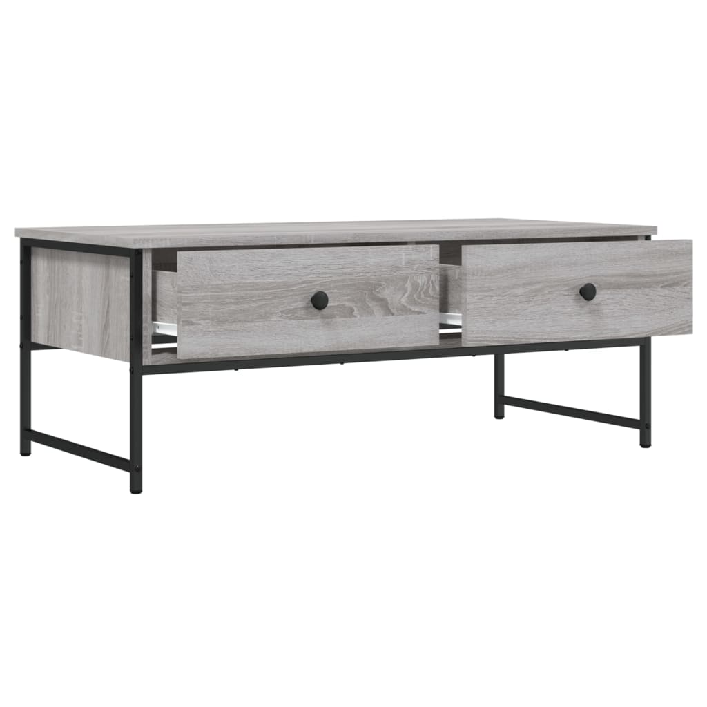 Tavolino Salotto Grigio Sonoma 101x49x39,5 cm Legno Multistrato | homemem39