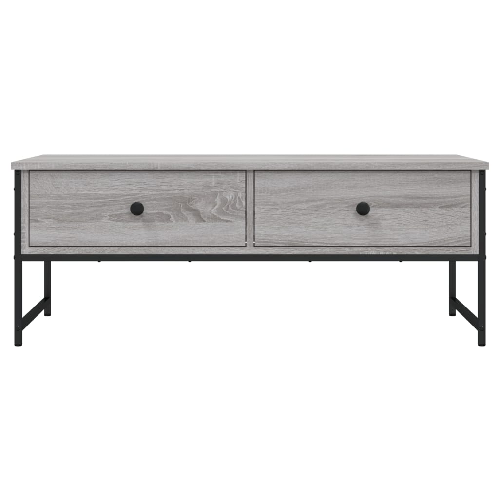 Tavolino Salotto Grigio Sonoma 101x49x39,5 cm Legno Multistrato | homemem39