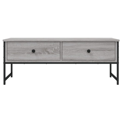Tavolino Salotto Grigio Sonoma 101x49x39,5 cm Legno Multistrato