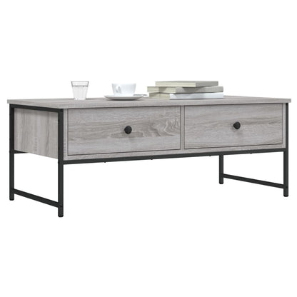 Tavolino Salotto Grigio Sonoma 101x49x39,5 cm Legno Multistrato | homemem39
