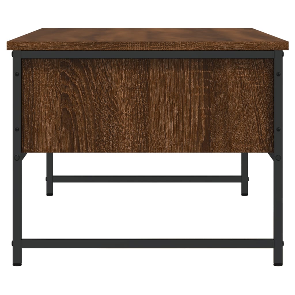 Tavolino Salotto Rovere Marrone 101x49x39,5cm Legno Multistrato | homemem39