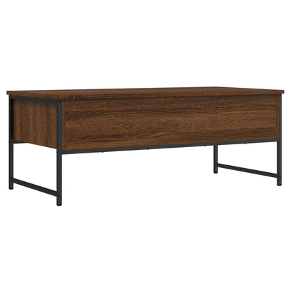 Tavolino Salotto Rovere Marrone 101x49x39,5cm Legno Multistrato | homemem39