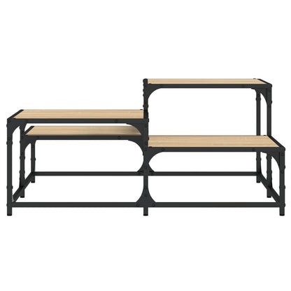 Tavolino Salotto Rovere Sonoma 87,5x87,5x40cm Legno Multistrato | homemem39