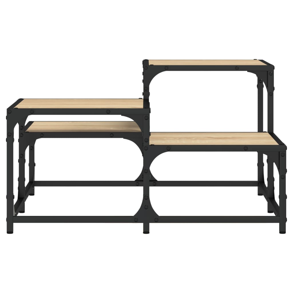 Tavolino da Salotto Rovere Sonoma 68x68x40 cm Legno Multistrato | homemem39