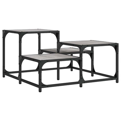 Tavolino da Salotto Grigio Sonoma 68x68x40 cm Legno Multistrato | homemem39