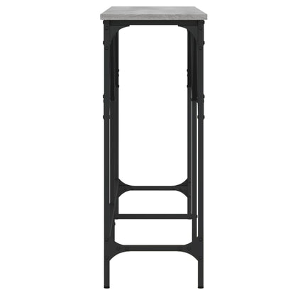 Tavolo Consolle Grigio Sonoma 140x29x75 cm in Legno Multistrato - homemem39