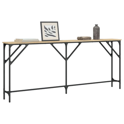 Tavolo Consolle Rovere Sonoma 180x23x75 cm in Legno Multistrato | homemem39