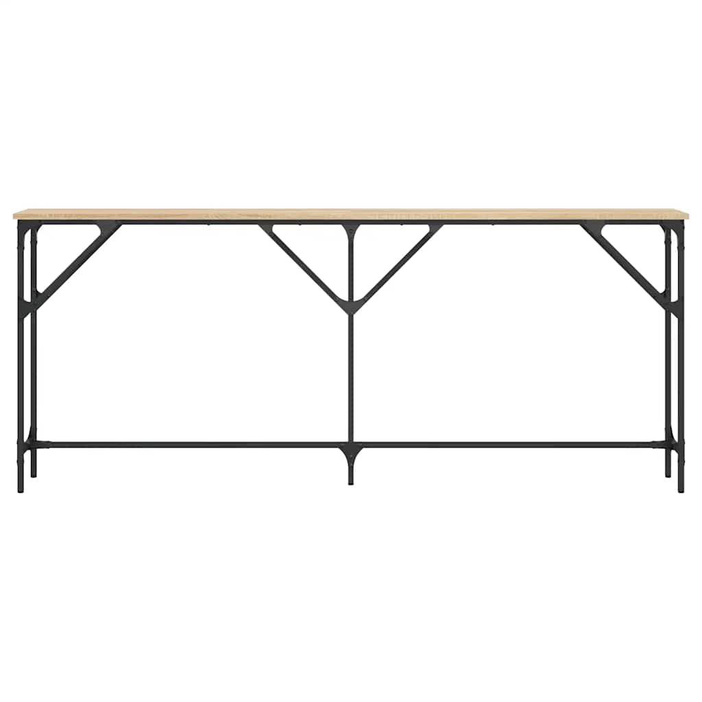Tavolo Consolle Rovere Sonoma 180x23x75 cm in Legno Multistrato