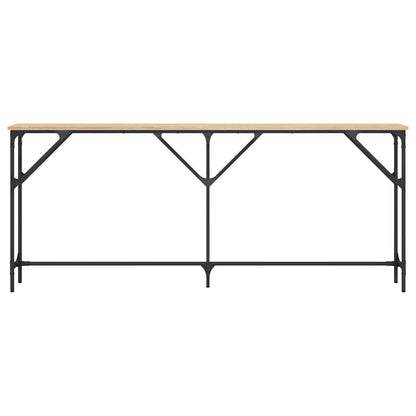 Tavolo Consolle Rovere Sonoma 180x23x75 cm in Legno Multistrato
