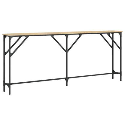 Tavolo Consolle Rovere Sonoma 180x23x75 cm in Legno Multistrato | homemem39