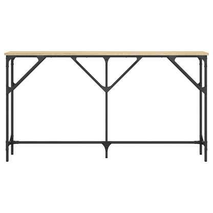 Tavolino Consolle Rovere Sonoma 140x23x75 cm Legno Multistrato