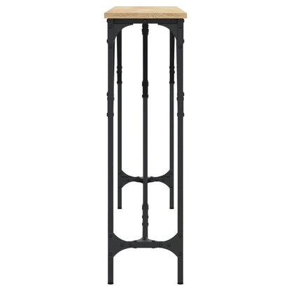 Tavolino Consolle Rovere Sonoma 140x23x75 cm Legno Multistrato - homemem39