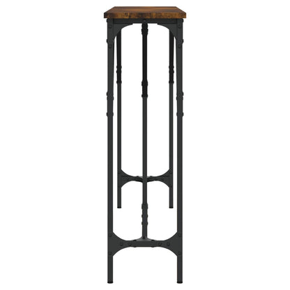 Tavolo Consolle Rovere Fumo 140x23x75 cm in Legno Multistrato