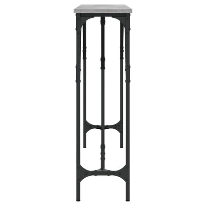 Tavolo Consolle Grigio Sonoma 140x23x75 cm in Legno Multistrato