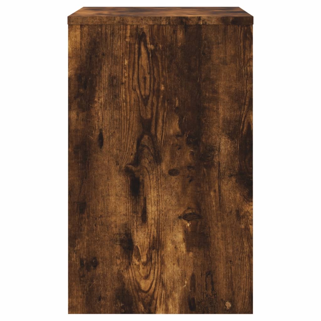Tavolini Impilabili 3 pz Rovere Fumo in Legno Multistrato | homemem39