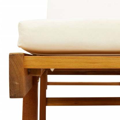 Sunbeds 2 pcs with Cushions 200x68x83 cm Solid Acacia Wood