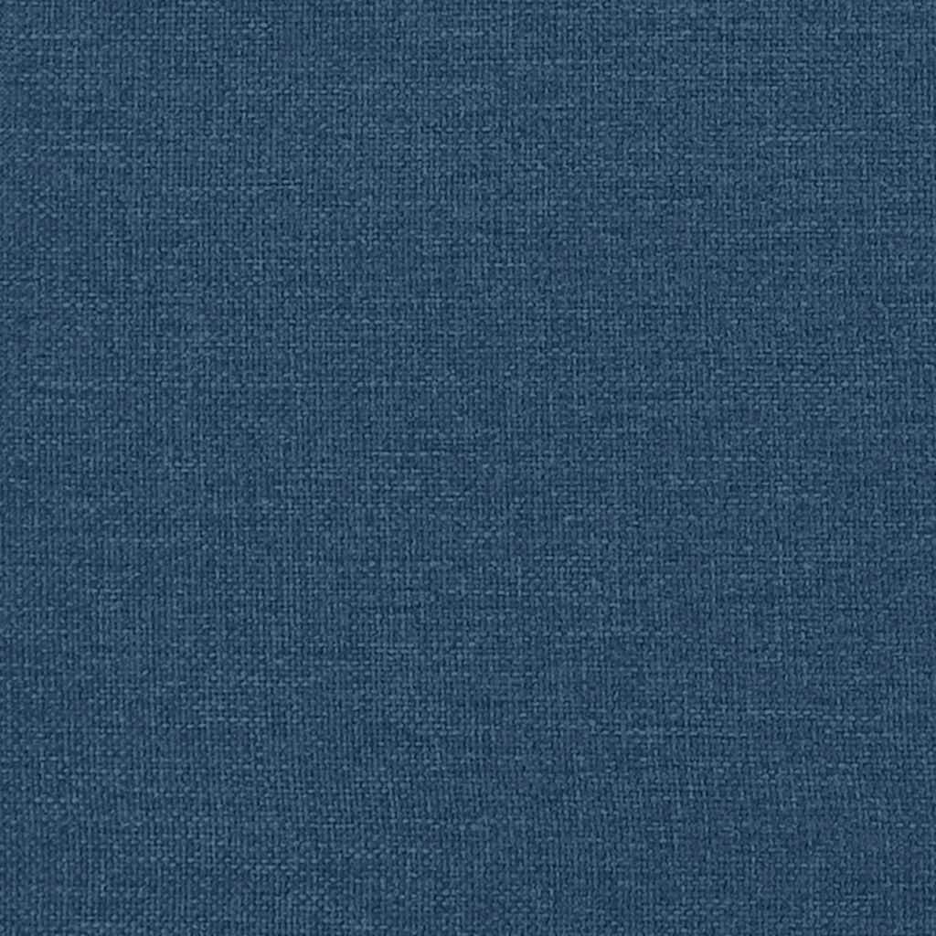 Panca con Schienale Blu 120x62x75,5 cm in Tessuto