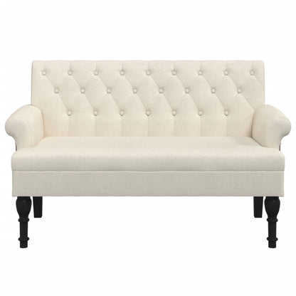 Panca con Schienale 120x62x75,5 cm in Lino