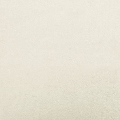 Panca con Cuscini Crema 120,5x65x75 cm in Velluto