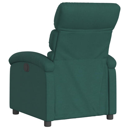Poltrona Reclinabile in Tessuto Verde Scuro | homemem39