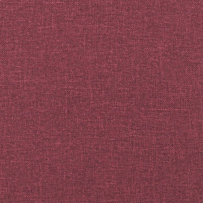Poltrona Reclinabile in Tessuto Rosso Vino
