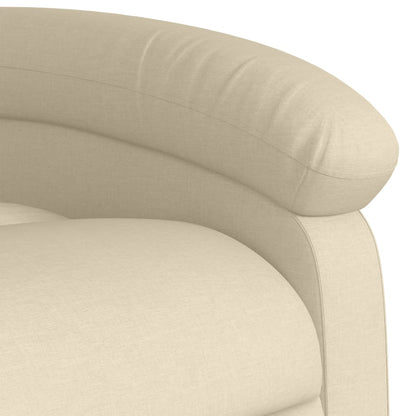 Poltrona Reclinabile in Tessuto Crema - homemem39