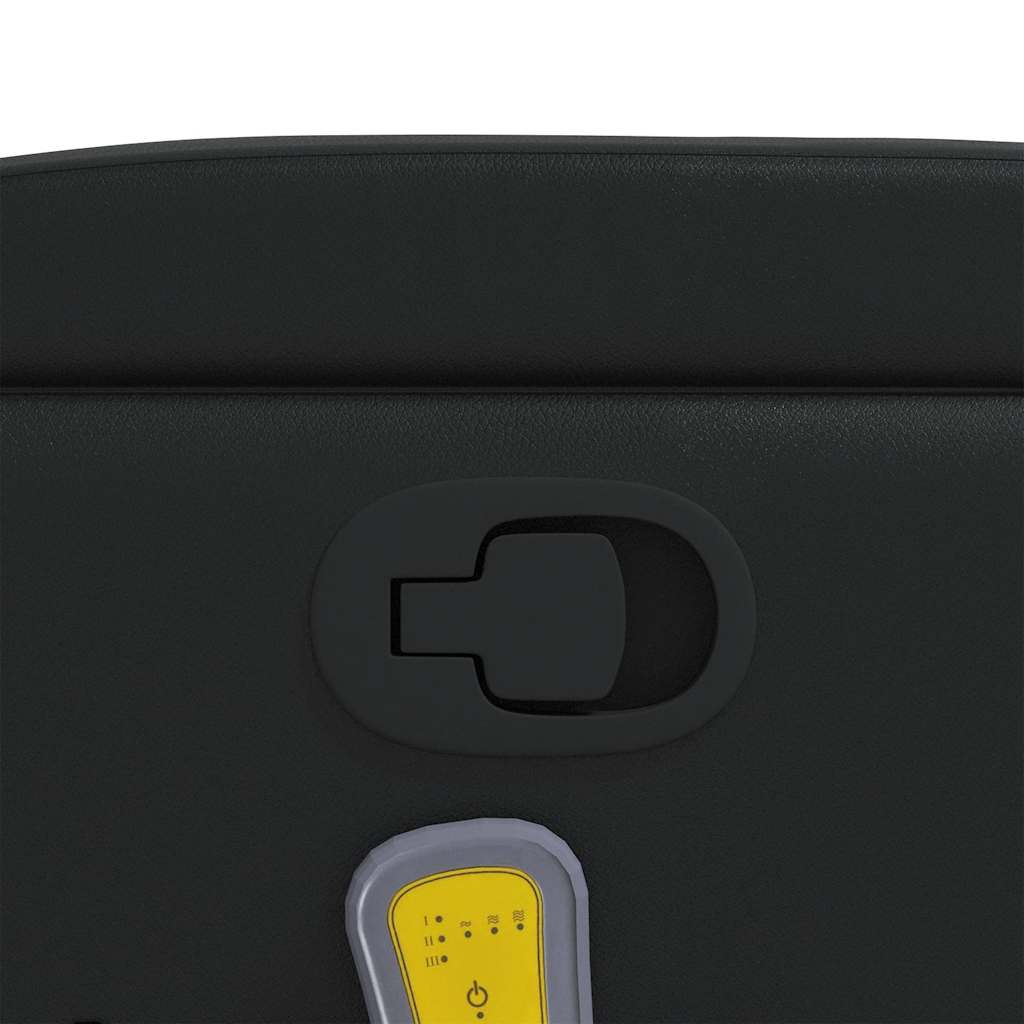 Poltrona Massaggiante Reclinabile Nera in Similpelle - homemem39