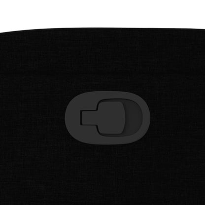 Poltrona Reclinabile in Tessuto Nero - homemem39