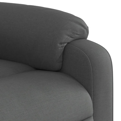 Poltrona Reclinabile in Tessuto Grigio Scuro | homemem39