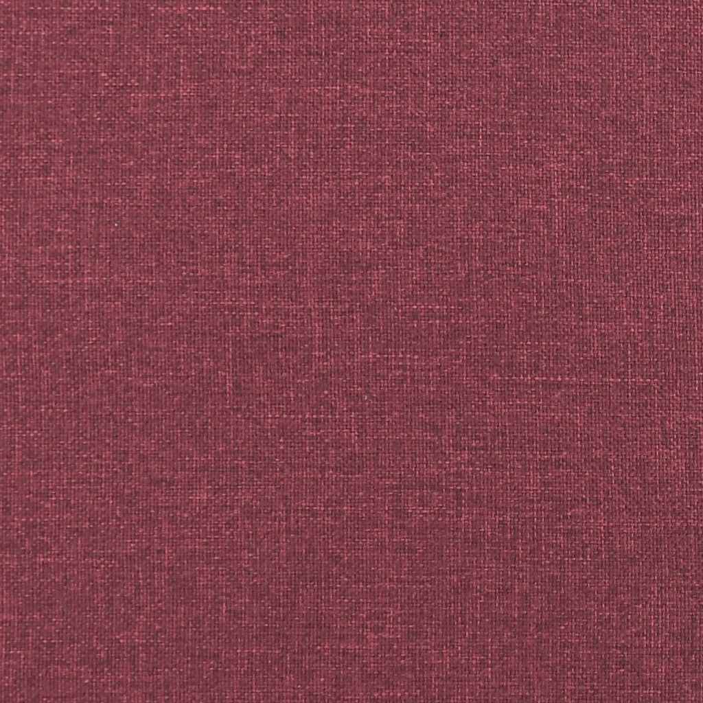 Poltrona Reclinabile in Tessuto Rosso Vino