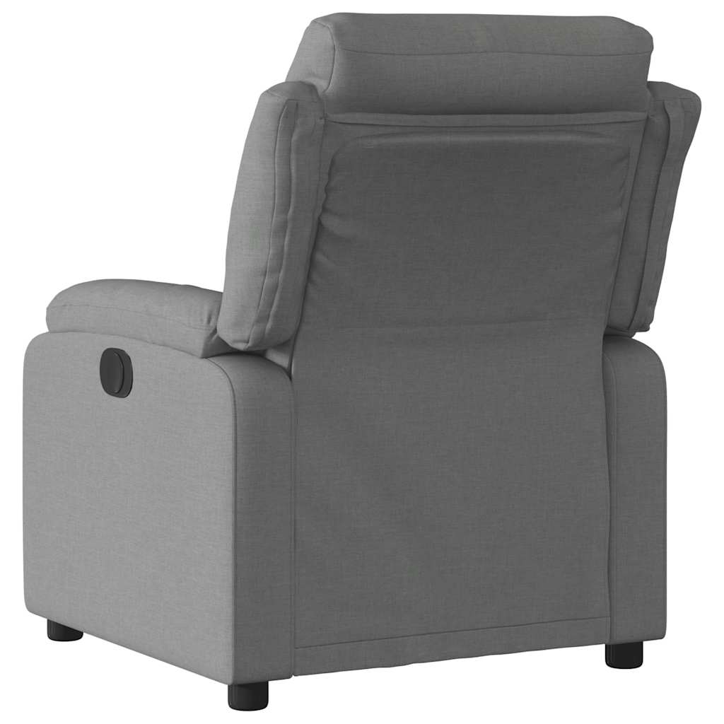 Poltrona Reclinabile in Tessuto Grigio Scuro | homemem39