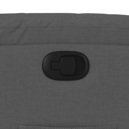 Poltrona Reclinabile in Tessuto Grigio Scuro - homemem39