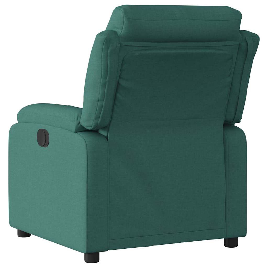Poltrona Reclinabile in Tessuto Verde Scuro | homemem39
