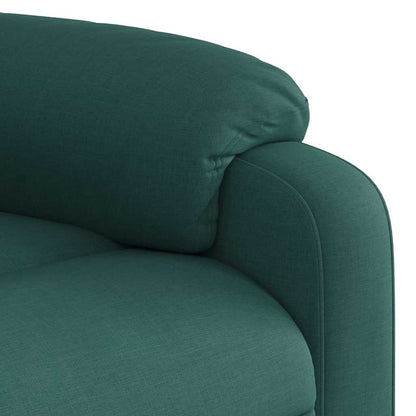 Poltrona Reclinabile in Tessuto Verde Scuro | homemem39