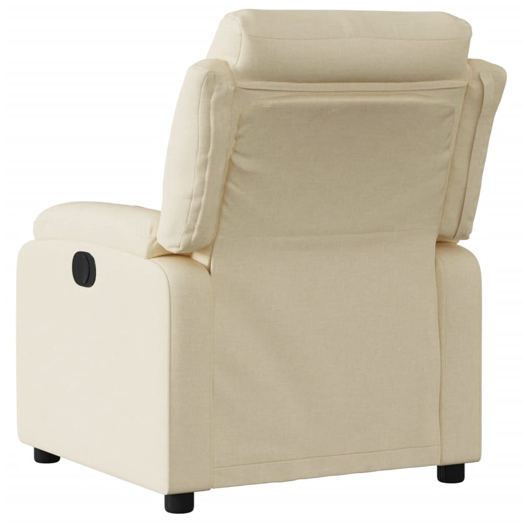 Poltrona Reclinabile in Tessuto Crema | homemem39